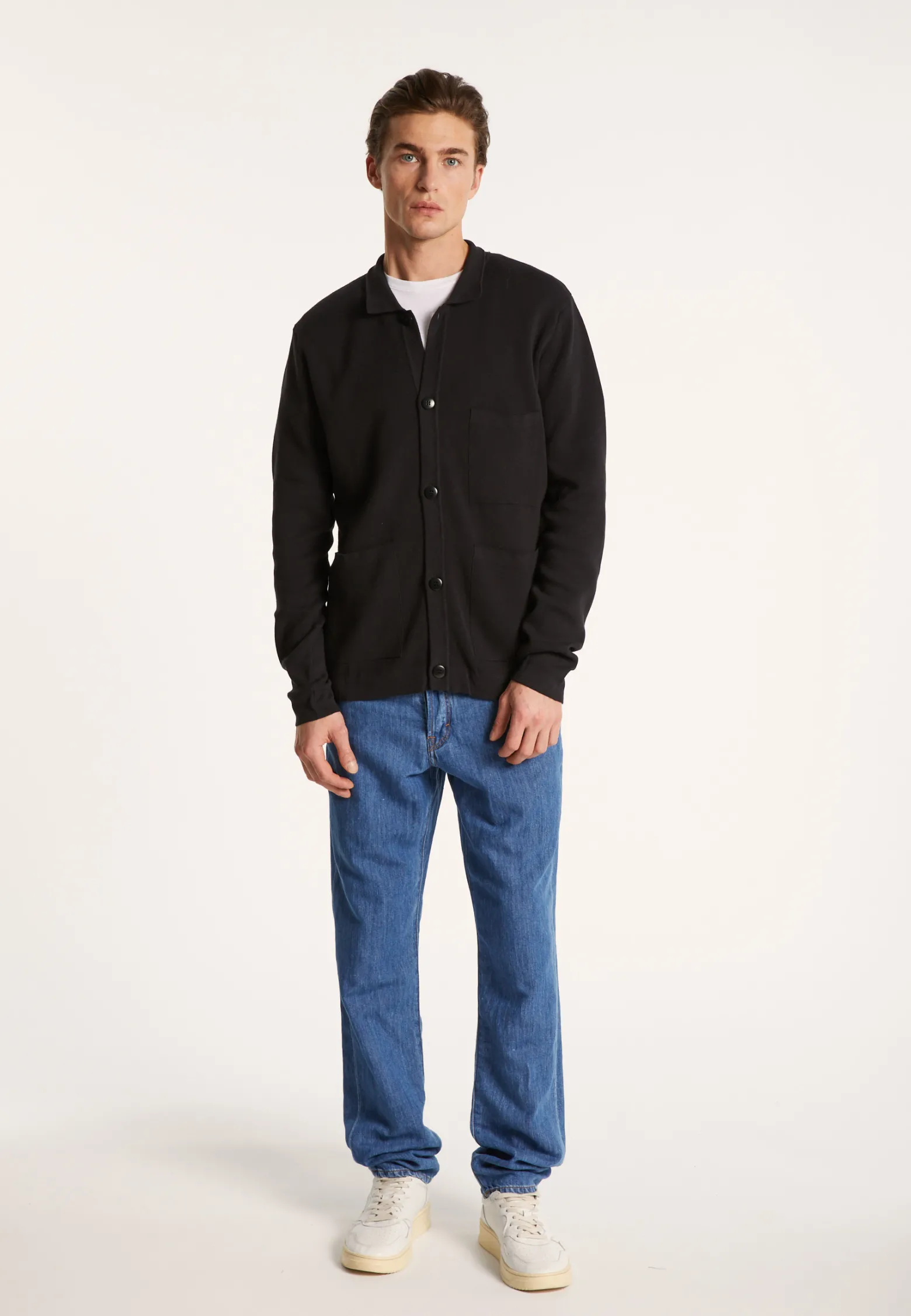 Montagut Dry cotton cardigan with pockets - Balto