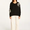 Montagut Embroidery sweater in wool and cashmere - Rachel