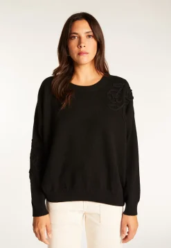 Montagut Embroidery sweater in wool and cashmere - Rachel
