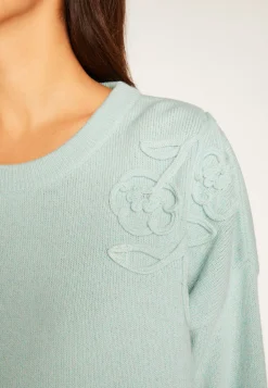 Montagut Embroidery sweater in wool and cashmere - Rachel
