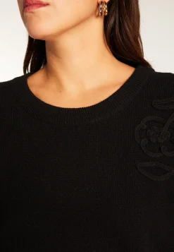 Montagut Embroidery sweater in wool and cashmere - Rachel