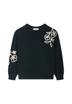 Montagut Embroidery sweater in wool and cashmere - Rachel