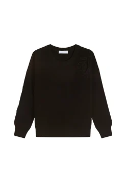 Montagut Embroidery sweater in wool and cashmere - Rachel