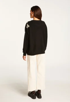 Montagut Embroidery sweater in wool and cashmere - Rachel