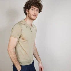 Montagut Fil Lumiere polo front pocket - Blaze