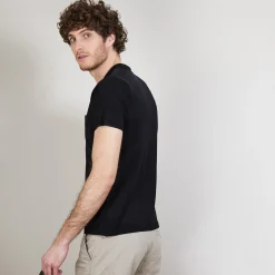 Montagut Fil Lumiere polo front pocket - Blaze