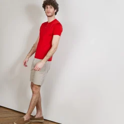 Montagut Fil Lumiere polo front pocket - Blaze