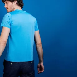 Montagut Fil Lumiere polo front pocket - Blaze