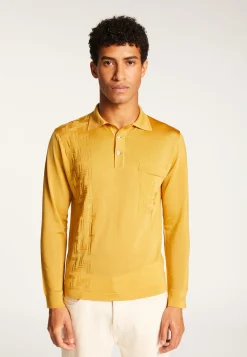 Montagut Fil Lumière geometric pattern polo shirt - Stanley