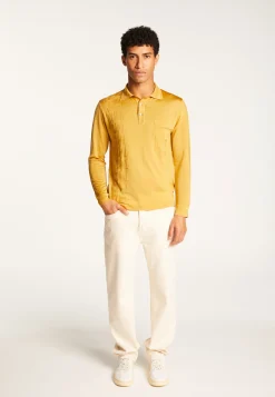 Montagut Fil Lumière geometric pattern polo shirt - Stanley