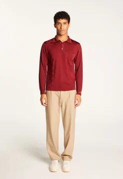 Montagut Fil Lumière geometric pattern polo shirt - Stanley