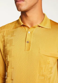 Montagut Fil Lumière geometric pattern polo shirt - Stanley