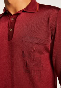 Montagut Fil Lumière geometric pattern polo shirt - Stanley