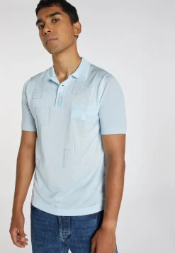Montagut Fil Lumière patterned polo shirt - Aldric