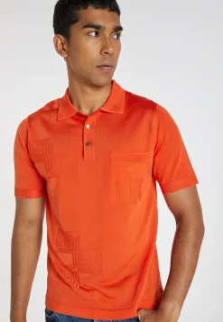 Montagut Fil Lumière patterned polo shirt - Jordan