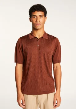 Montagut Fil Lumière patterned polo shirt - Alec