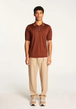 Montagut Fil Lumière patterned polo shirt - Alec