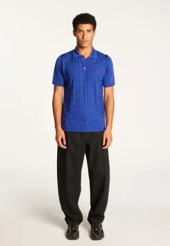 Montagut Fil Lumière patterned polo shirt - Juan