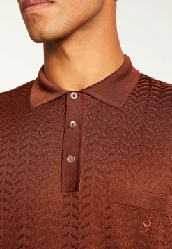 Montagut Fil Lumière patterned polo shirt - Alec
