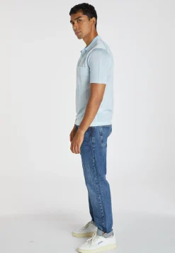 Montagut Fil Lumière patterned polo shirt - Aldric