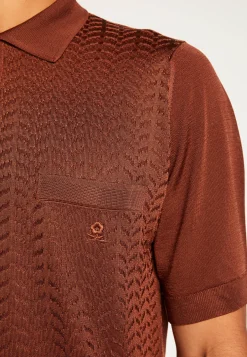 Montagut Fil Lumière patterned polo shirt - Alec