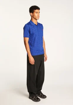 Montagut Fil Lumière patterned polo shirt - Juan