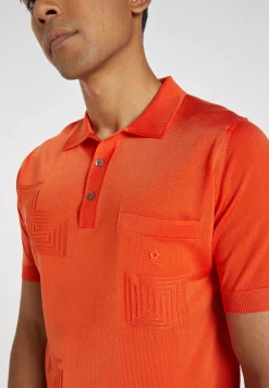 Montagut Fil Lumière patterned polo shirt - Jordan