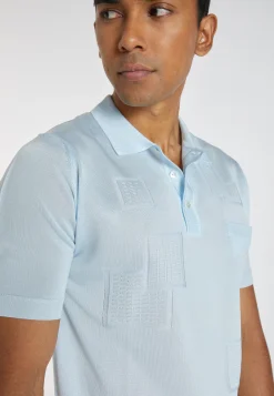 Montagut Fil Lumière patterned polo shirt - Aldric