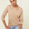 Montagut Fil Lumière polo shirt with elbow patches - Emy