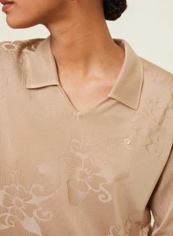 Montagut Fil Lumière polo shirt with elbow patches - Emy