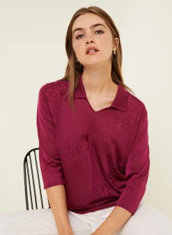 Montagut Fil Lumière polo shirt with elbow patches - Emy