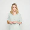Montagut Flamed linen batwing T-shirt - Tarra