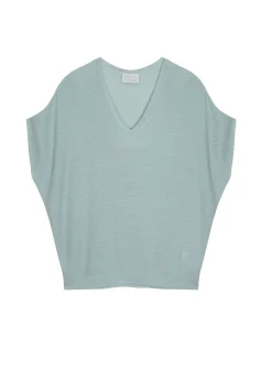Montagut Flamed linen batwing T-shirt - Tarra