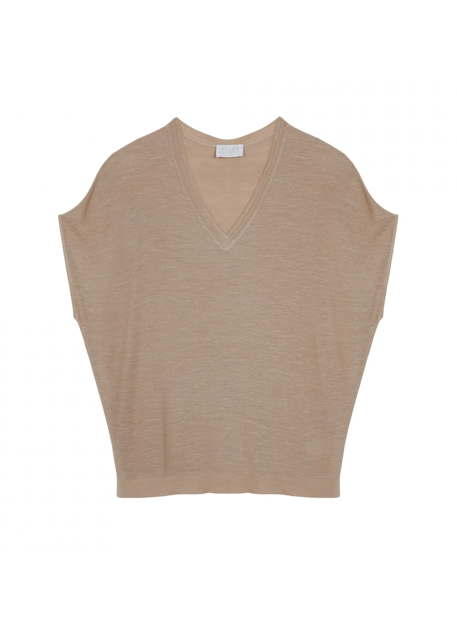 Montagut Flamed linen batwing T-shirt - Tarra