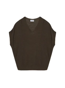 Montagut Flamed linen batwing T-shirt - Tarra