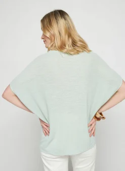 Montagut Flamed linen batwing T-shirt - Tarra