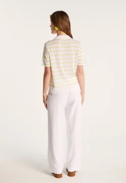Montagut Flamed linen blouse - Leonie