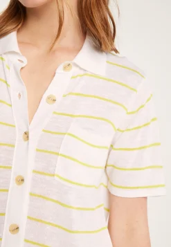 Montagut Flamed linen blouse - Leonie