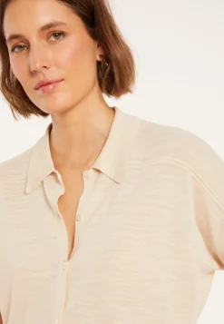 Montagut Flamed linen blouse - Pablito