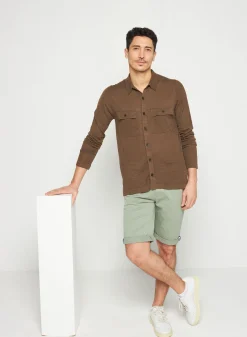 Montagut Flamed linen button-down shirt - Randy