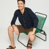 Montagut Flamed linen button-down shirt - Randy