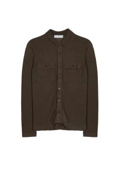 Montagut Flamed linen button-down shirt - Randy