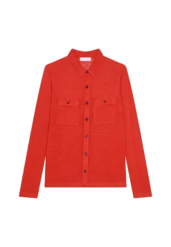 Montagut Flamed linen button-down shirt - Randy