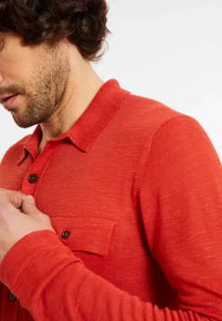 Montagut Flamed linen button-down shirt - Randy