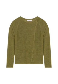 Montagut Flamed linen buttoned cardigan - Mado