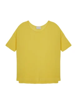Montagut Flamed linen full sleeve elbow t-shirt - Taslim