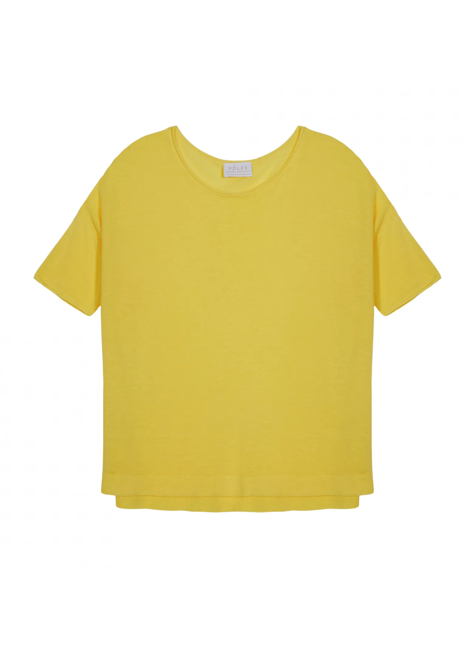 Montagut Flamed linen full sleeve elbow t-shirt - Taslim