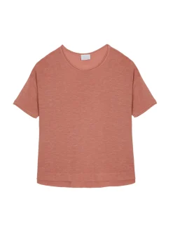 Montagut Flamed linen full sleeve elbow t-shirt - Taslim