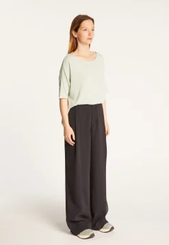 Montagut Flamed linen full sleeve elbow t-shirt - Taslim