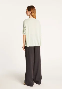 Montagut Flamed linen full sleeve elbow t-shirt - Taslim